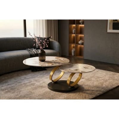keramiek salontafel draaibaar pandora keramiek 80-133 cm