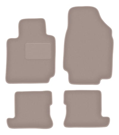 Beige veloursmatten voor: Nissan Micra K12 CC cabrio (2003-2010)