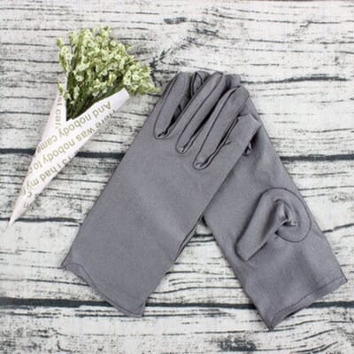Beschermende Handschoenen Grijs - Handschoenen - Eczeemhandschoen - Gray Gloves - Jewelry Handschoen - Werk Handschoen - Beauty salon handschoenen - Veiligheid Handschoen Lichtgewicht Unisex Zacht GRIJS MAAT L ----- HiCHiCO®