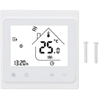 BHT 002GC Boiler Verwarming Programmeerbare Thermostaat Digitale Touchscreen Thermostaat met Groot LCD black