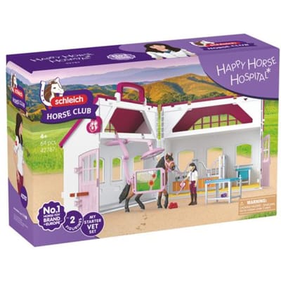Schleich paardenkliniek speelset - dierenarts speelgoed voor kinderen.