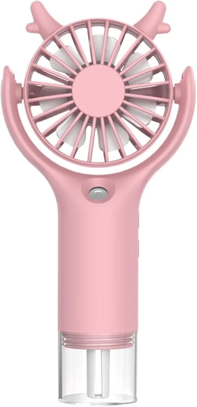 Ventilator met mist - Persoonlijke koeler - Onderweg verkoeling - Oplaadbaar met waterspray - 16.7 x 8.2 x 3.7 cm