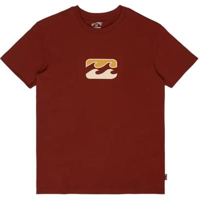 Billabong Icon Wave T-shirt Met Korte Mouwen Rood 12 Years Jongen