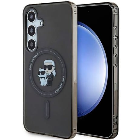 Karl Lagerfeld IML Karl&Choupette MagSafe case for Samsung Galaxy S24 - black