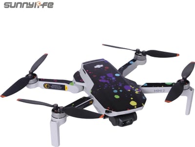 Stickerset - Ink Painting - Drone en controller - DJI Mini 2/2 SE