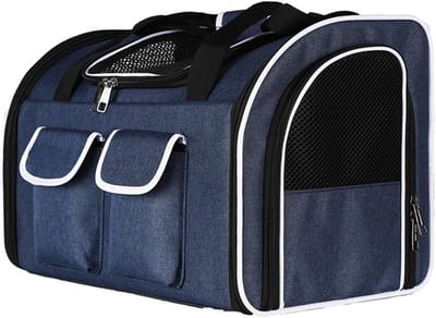 Opvouwbare en Ademende Rugzak voor Katten en Kleine Honden (tot 10 kg) - Inclusief Reismatras