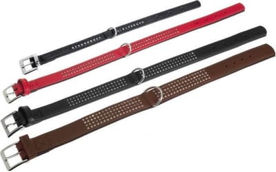 Karlie vintage halsband 3 diamant bruin