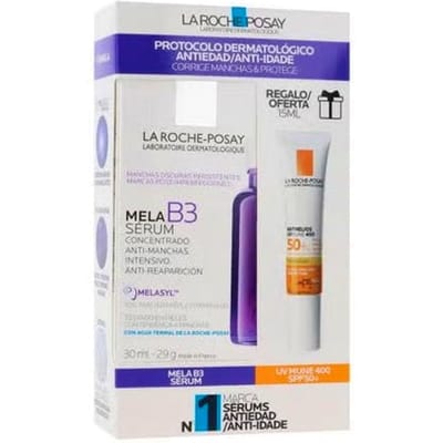 La Roche-Posay MelaB3 Niacinamide Serum + Anthelios UV Mune 400 SPF 50 Duo Gift Set 15 ml + 30 ml