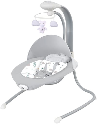 New Baby Teddy Plus wipstoel met vibratie - Babyschommelstoel