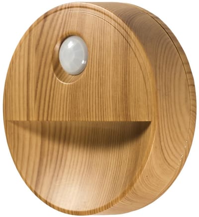 Home Deco Factory LED nachtlampje - bewegingssensor - set 2x - draadloos - zelfklevend - D8 cm