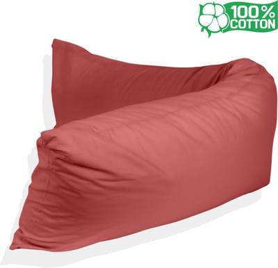 Katoenen lichaamskussen sloop - Lichaamskussen sloop 40 x 145 - Body Pillow sloop - 100% katoen - Kussensloop - Rood - Zwangerschapskussens sloop - Voedingskussen sloop