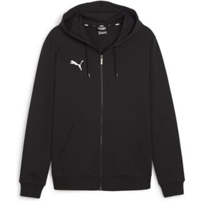 Puma Teamgoal Hooded Sweat Full Zip Heren - Zwart | Maat: S