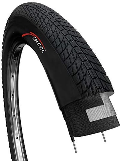 Fietsband - Reserveband - Veilig Fietsen - Stevig Gripprofiel - 20 x 1.75 Inch - Zwart