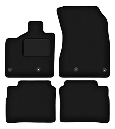 Wielganizator WLG-CARLUX Serie - Autovloermatten - Zwart - Perfecte Pasvorm - Nissan X-trail IV T33 MHEV