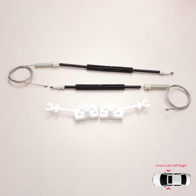BWR5199+BWR5200 Kit de réparation lève-vitre Avant Gauche ou Droit pour Alfa Romeo 147 937 2000-2010 3/5 Portes 46751871 46751870
