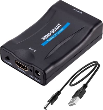 HDMI Naar Scart Converter Kabel HDMI Naar Scart Kabel 1080p - HDMI naar Scart kabel - Zwart
