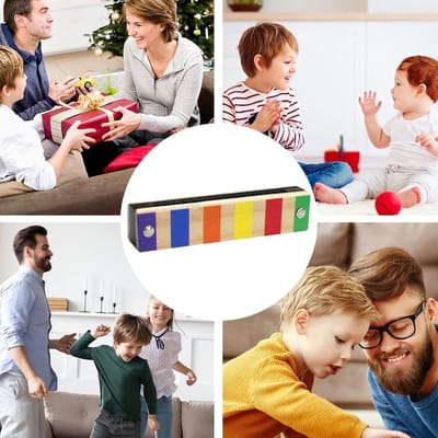 Kinder Mondharmonica - Muziek Speelgoed - Muziek Leren - Dubbele Rij 16 Gaten - 13.5 cm - Meerkleurig