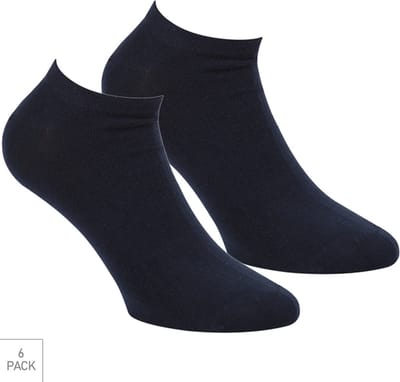 Boru Bamboo - 6-Pack - Sneakersokken - Bamboe - Hypoallergeen - Heren / Dames - marine - 40-46 - 2303
