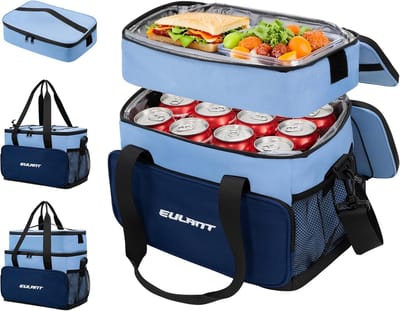 Dailygoods - 2-in-1 Koeltassen Set - Thermische Koeltas + Broodtrommel voor Picknicken