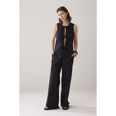 Summum Woman Gilet Cotton Stretch Black Maat: 34 | Jumpsuits Outlet | Dames | Zwart