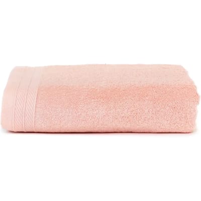 The One Towelling Organic Badlaken - 70 x 140 cm - Hoge vochtopname - Met ophanglus - 550 gr/m² - 100% Organisch katoen - Zalmroze