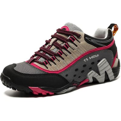 Platform Antislip Wandelschoenen Heren Outdoor Waterdichte Sneakers Heren Ademend Koppel Trekking Sportschoenen Campingschoenen Heren 39 gray