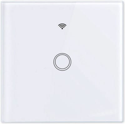 Smart wandschakelaar wit - Enkelvoudig - 300W - SmartLife