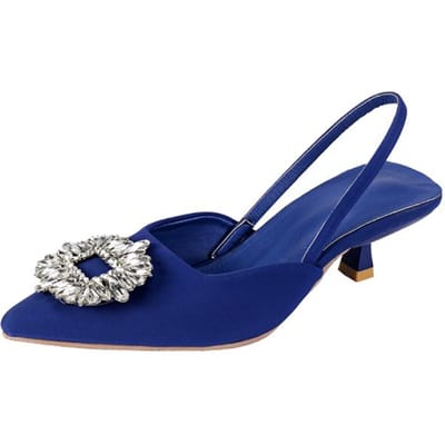 Zomer Damesschoenen Nieuwe Mode Dames Sandalen 43 Plus Size Schoenen Sexy Puntneus Stiletto's 35 blue