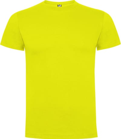 5 Pack Citroen Geel t-shirts Roly Dogo Premium Kids 4 jaar 98 - 104