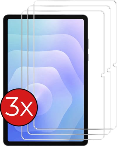 Screenprotector - 3 Stuks - Geschikt voor Samsung Galaxy Tab S11 - Extra Sterk - Beschermglas - Gehard Glas - Tempered Glass - Screen Protector