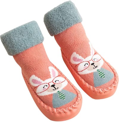 Babysokken - Pluche kousen - Warmte en comfort - Antislip zool - Unisex maten - Meerdere kleuren