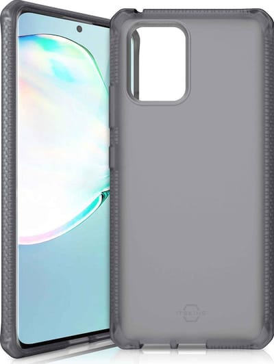 ITSkins Spectrum Frost cover voor Samsung Galaxy S10 Lite - Level 2 bescherming - Zwart