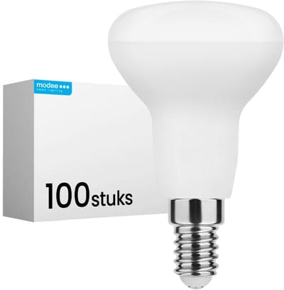 Modee E14 LED Lamp 4.9W - 470lm - 4000K - Neutraal Wit - LED Spot R50 - Vervangt 40W Halogeen Gloeilamp - 100 stuks