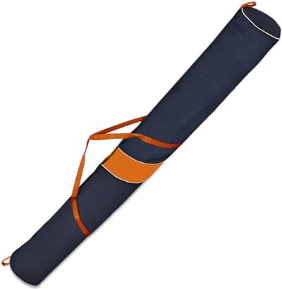 FEROCITY - Skitas voor één paar ski's 170cm - Bescherming voor winteruitrusting - Oranje / Blauw
