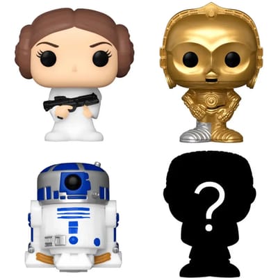 Funko Star Wars - Bitty POP! 4-Pack Leia 2,5 cm Verzamelfiguur - Multicolours