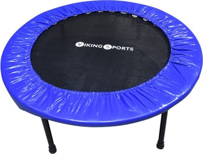Viking Sports Fitness Trampoline - Opvouwbaar - Ø 101 cm - Blauw
