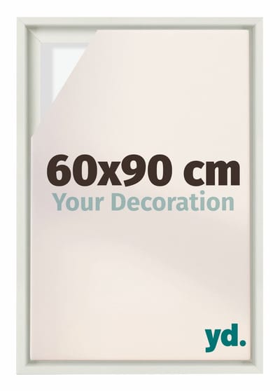 Your Decoration - Baklijst 60x90 cm - Wit Mat - Baklijst voor Canvas - MDF - Lyon