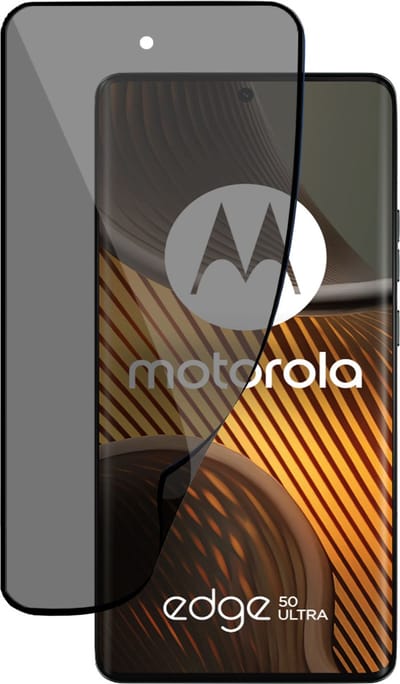 Privé Screenprotector geschikt voor Motorola Edge 50 Ultra - Privacy Folie Beschermglas - Privacy Proteqt+