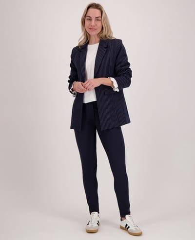 Je m'appelle Travelstof At Work Broek Regular fit Met stretch - Blauw - Maat XL