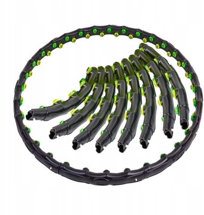 Tojato - Magnetische Hula Hoop - 64 Massagepunten - 98cm - 1,27kg