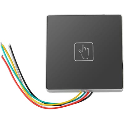 Aanraaksensor Deur Uitgang Vrijgave Knop Schakelaar LED Licht Universeel voor Smalle Deurkozijnen gray