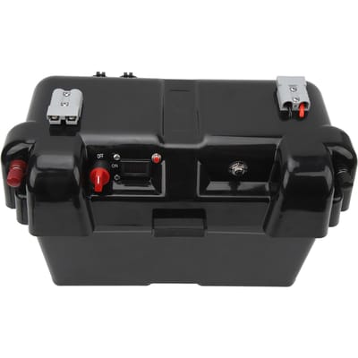 Marine Batterijlader Box Dubbele USB-aansluiting 12V Snelkoppeling Spanningsindicator Slimme Motorbatterij