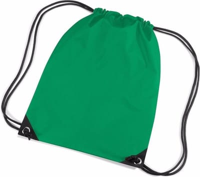 2x stuks kobalt blauwe nylon sport/zwembad gymtas/ gymtasje met rijgkoord 45 x 34 cm - Kinder tasjes