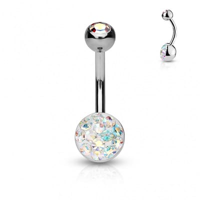 Piercing austrian crystal - multi - LMPiercings