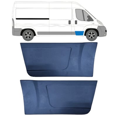 Reparatiepaneel voor deur voor Fiat Ducato 2006-2025 / Links + Rechts / Set