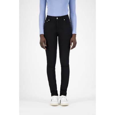 Mud Jeans Skinny Hazen - Dip Dry Maat: W25L30 | Skinny Jeans Outlet | Dames | Zwart