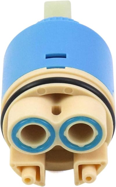 Kraan Cartridge - Waterkraan Klep - Lekkages Herstellen - Lekpreventie Ontwerp - 35mm Diameter - Blauw
