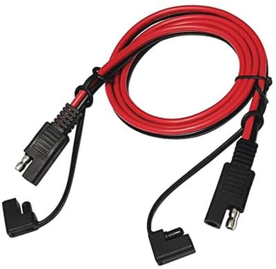 SAE Aansluitkabel 3m - 2-polig, 14 AWG met Stofkap