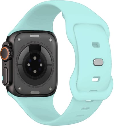Bandje Geschikt voor Apple Watch Ultra 1, 2, 3 (49 mm) Bandje Siliconen Horloge Band Verstelbaar - Smartwatch Bandje Siliconen - Oud Roze