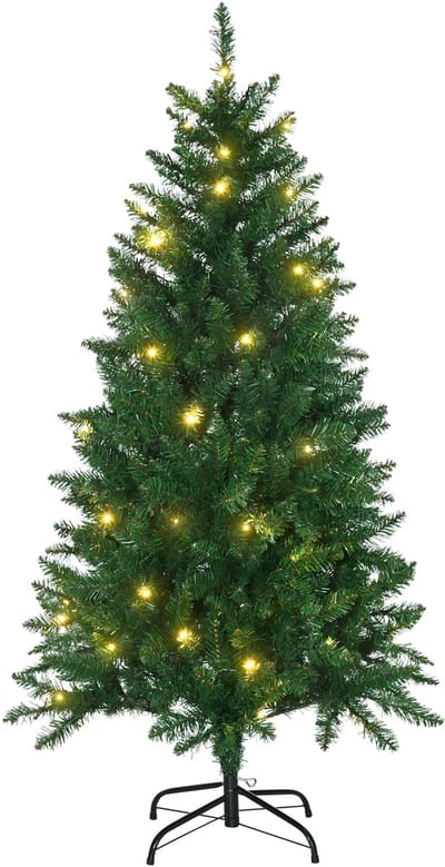 Studio Lyma Kunstkerstboom met verlichting - Kerstboom - 150cm hoog - Realistisch met wel 502 takken - 150 Leds